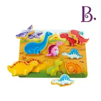 在飛比找博客來優惠-美國B.Toys感統玩具 尋找打卡點-恐龍厚片