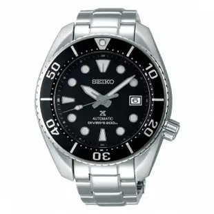 【SEIKO 精工】Prospex SUMO 相撲錶水鬼鋼帶機械錶款45mm(三款可選/黑/綠/可樂6R35-00A0)