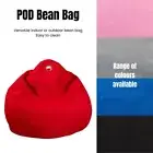 Outdoor pod bean bag - lightweight, great for the backyard or by the pool