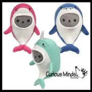3 Plush Seal in Costume - Stuffed Animal Toy - Soft Plushie Stuffie - Ocean Sea
