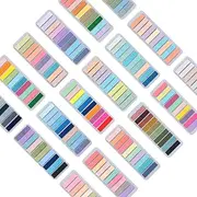 3600Pcs Sticky Tabs 180-Color Book Tabs Transparent Sticky Note Tabs Colorful Page Markers Writable Annotation Tabs for School Office Reading