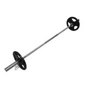 32KG Weight Set 180cm Olympic Barbell Bar 20KG Weight Plate FREE Spring Collar