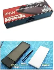 Water Decals Sticker Operated Box with Decal Tweezers Model Craft Gundam Airplane Hobby Tools