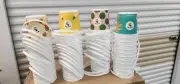 (40) Malibu rum Coconut Cocktail Cup Display Tiki bar bar liquor Glass Mug New