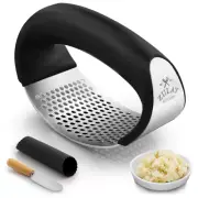 Zulay Kitchen Garlic Press Rocker Rocker