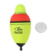 1.8oz Lighted Fishing Slip Bobber EVA LED Fishing Float with Battery Yellow