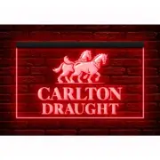 Carlton Draught illuminated Neon Light Sign For Beer Bar Pub Shop