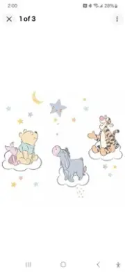 Lambs & Ivy Disney Baby Winnie the Pooh Hugs Piglet/Eeyore/Tigger Wall Decals