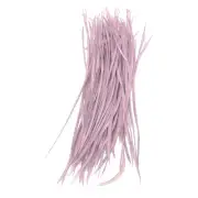 100 Pcs 5-7" Feathers Long Artificial Goose Feather Hat Trimming Light Red