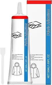 Fabric Glue for Patches, Waterproof Fabric Repair Glue, Invisible Tape Washable Patch Liquid for Cotton Flannel Doll Repair Denim Crafts Clothes Daily Use