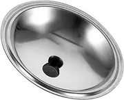 Ciieeo Stainless Steel Pot Lid 32cm Metal Pan Lid Universal Frying Pan Cover Replacement Bowl Cover for Cooking Pot Cast Iron Skillets Cookware