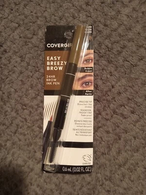 CoverGirl Easy Breezy Brow 24HR Brow Ink Pen, -Soft Blonde- #100.