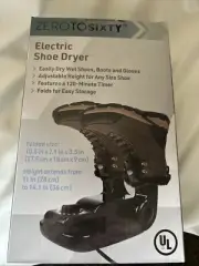 ZeroToSixty Electric shoe Boot Gloves Rack & Timer dryer Adjustable Height
