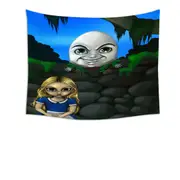 Fairytale Art Alice and Humpty Dumpty Tapestry