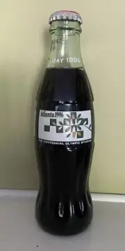 COCA COLA COKE 1996 ATLANTA SUMMER OLYMPICS STADUIM 8oz BOTTLE