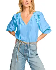 Ramy Brook Samira Ruffle Blouse