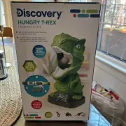 Discovery Hungry T-Rex Feeding Game Foam Ball Launcher With Sound
