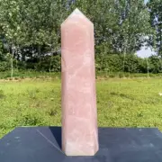 19.2LB Natural Rose Quartz Obelisk Large Tower Crystals Repair Point Wand Reiki