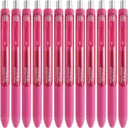 Papermate Box 12 Inkjoy Gel Pen Retractable Medium 0.7mm (Pink)