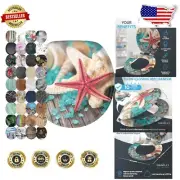 Luxury Soft Close Toilet Seat - Vibrant Bath Salt Color & Quiet Functionality