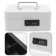 Small Storage Box Elegant Metal Empty Box Storage Container with Lock Home