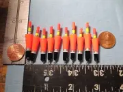 10 NEW WOOD SLIP FLOATS / BOBBERS PANFISH ICE FISHING NO FREEZE UP ON LINE B154