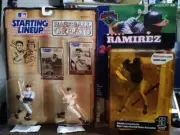 1989 MLB STARTING LINEUP BABE RUTH & LOU GEHRIG / Manny Ramirez Big League Chall