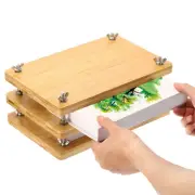 Wooden Book Press, Bamboo Book Press Bookbinding Machine Tool Kits, Wood