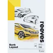 Reeves Bank Layout Pad 60gsm 50 Sheets A3