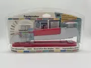 Fastenater Mini Stapler Decorative w/ Staple Bars EK Success Pink EKFST05