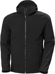 [Helly Hansen] Men's Paramount Hooded Water Resistent Windproof Breathable Softshell Jacket
