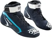 Omp Unisex's First Race My2021 Blue/Cyan Size 42 Fia 8856-2018 Boat Shoe, Standard, 9 UK, Standard, 9 UK