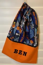 Personalised Library Bag / Book Bag - SPACE JAM -