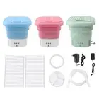 Portable Mini Washing Machine Folding Underwear Socks Washer For Student AU