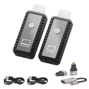 Wireless HDMI Extender Video Transmitter and Receiver Screen Share Plug and play