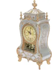 Vintage Table Clock, Retro Beautiful Retro Alarm Clock Lightweight Wall-Mounted