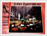 Svengali Lobby Card Mae Marsh John Barrymore On Lobby Card Old Movie Photo