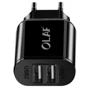 2Pcs Dual USB Charger 5V 2A EU Plug Adapter Fast Wall Charger Portable Charge For Samsung S8 S9 Xiaomi Mi 8 For Iphone 7 X XS
