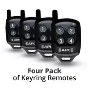 APC Remote Control 4 Buttons, Compatible with all the APC range of gates openers