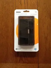 AT&T AGF PREMIUM LEATHER MEDIUM SIZED BLACK HORIZONTAL CASE UNIVERSAL