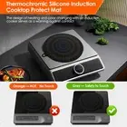 4 Pcs Induction Cooktop Protector Thermochromic Induction Cooktop Mat guEKF