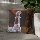 CUSHION COVER PILLOW CASE|COOL ADORABLE CHESS KING PIECE #1