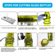 Glass Bottle Cutter Kit Stainless Steel Glass Cutter Adjustable Wine Glass toqjF