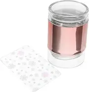 Gogogmee Nail Art Stamper Set Butterfly Pattern French Tip Manicure Set Nail Printing Tools