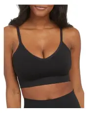 [Spanx] Everyday Shaping Ecocare Longline Bralette in Black
