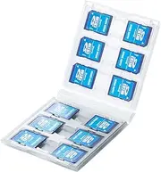 Sanwa Supply FC-MMC26CL SD Card Case (12 Card Storage) Clear