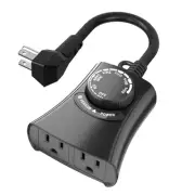 Outdoor Light Timer Waterproof, Weatherproof Photocell Dusk to Dawn Light Sen...