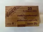 Vintage Brown Box Rico Reeds Eb Clarinet 3.5 NEW OLD STOCK