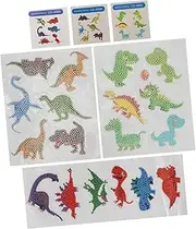 ORFOFE 1 Set Dinosaur Shape Cartoon Painting Stickers for Crafts Versatile and for Decorating Picture Frames Cups and More
