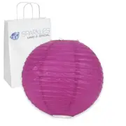 5 pcs 12" inch Chinese Paper Lantern - Fuchsia - Wedding Party Event qf